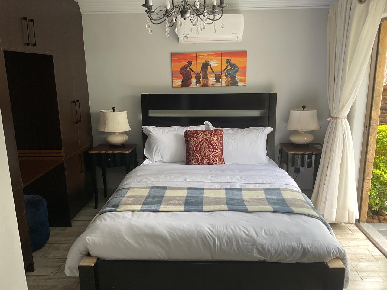 Inviting bedroom ready for a stay